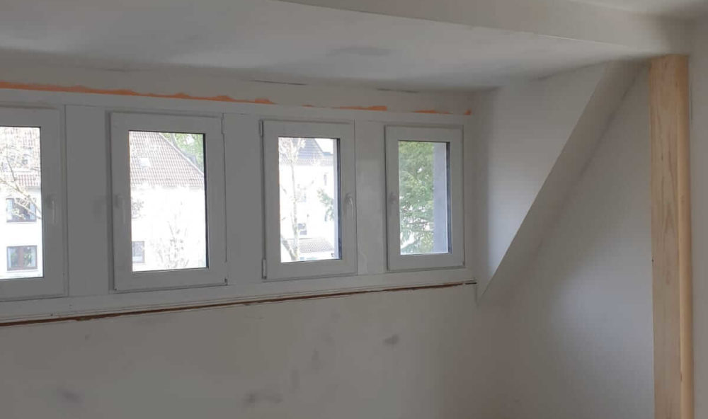 Dachgeschoss Baustelle Bochum Trockenbau